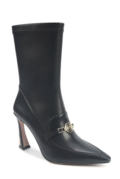 Nine West DORA 5PR Μαύρες γυναικείες μπότες με τακούνι