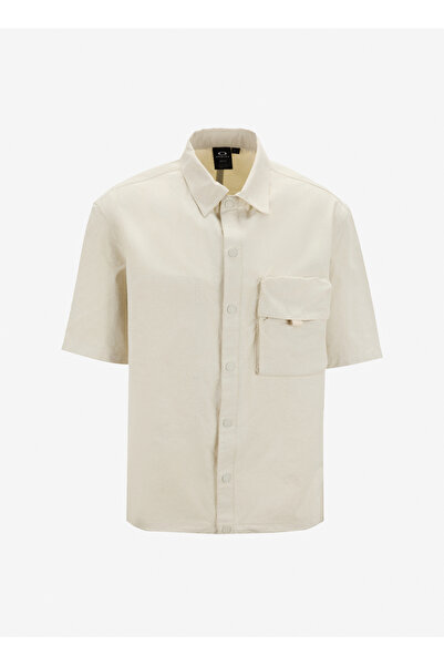 Oakley FOA406832RESERVE POCKET SHIRT Beyaz Normal Düz Erkek Gömlek
