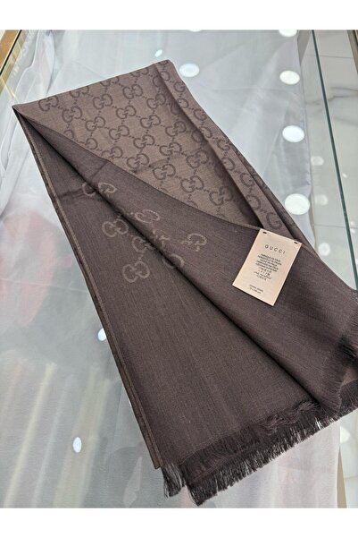 Helyabutik İnce Kumaş G Tema Pamuklu Şal Yün İpek Şal 4 Mevsim Çift Taraflı