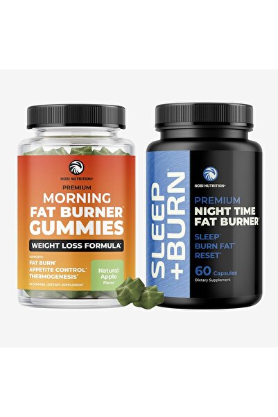 Nobi Nutrition حلوى جيلاتينية لحرق الدهون وحرق الدهون ليلاً - دعم لإنقاص الوز...