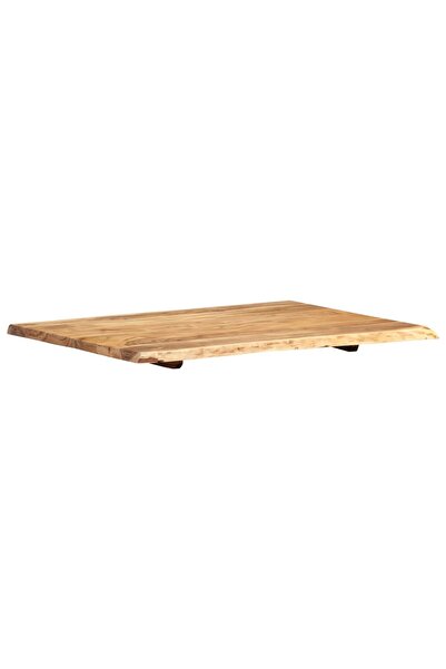 vidaxl Table Top Solid Acacia Wood 80x(50-60)x2.5 cm