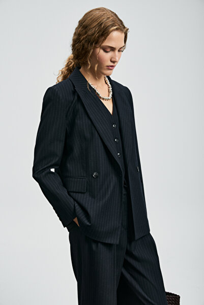 Lufian Lına Women's Jacket Navy Blue