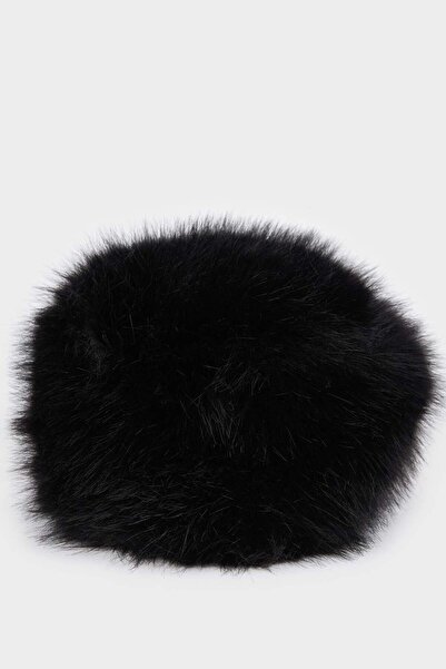 DeFacto Women's Cotton Plush Hat E9959Axns