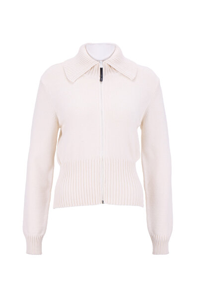 Discovery Expedition D5WL-HRK3550 Bej Standart Düz Kadın Hırka