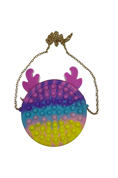 Krista Vestă cu lanț și fermoar auriu Pop It Macaroons, Ren