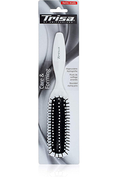 Trisa hairbrush care & forming - Swiss Made - With rounded Styling pins