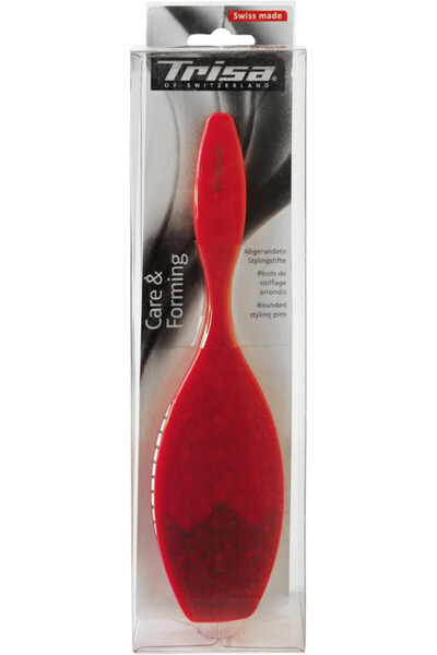 Trisa hairbrush care & forming - swiss made - rounded styling pins for detang...