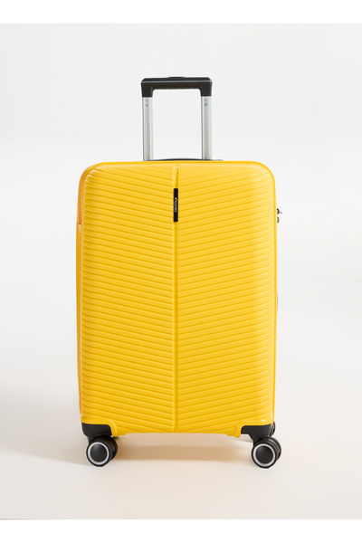 Discovery Expedition Sarı Çekçekli Sert Valiz DC-5224 ORTA