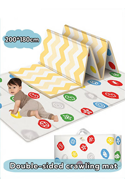 Generic Foldable baby play mat, suitable for baby play and tummy time foam baby floor mat