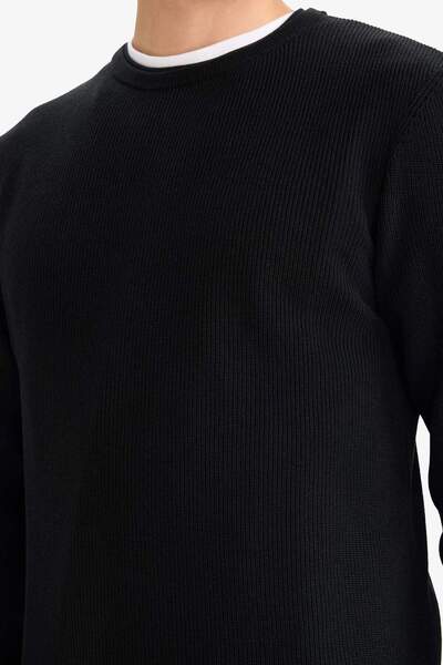 DeFacto Crew Neck Knitwear Sweater F9225Ax25Au