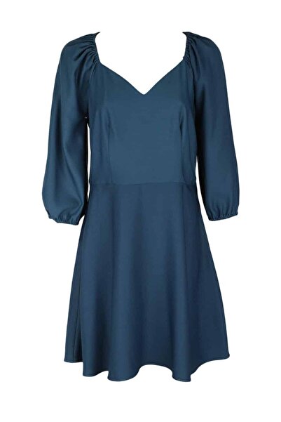 Naf Naf Dress Natalie Turquoise - L, turquoise