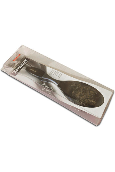 Trisa hairbrush for brushing & care - swiss made- With rounded metal pins
