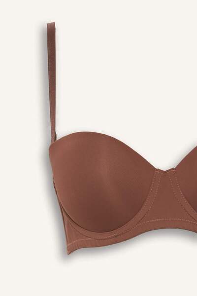 DeFacto Micro Padded Half-Filled Underwire Strapless Bra Fall in Love F9388Ax25Wn