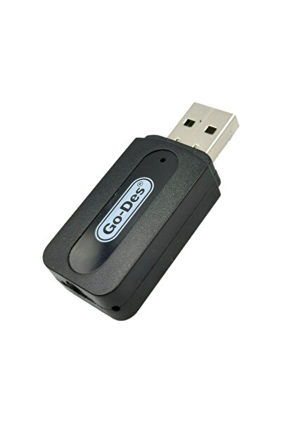 Go-Des GD-BT103 Bluetooth V2.1+EDR USB/AUX Wireless Audio Receiver for Car & Home Music