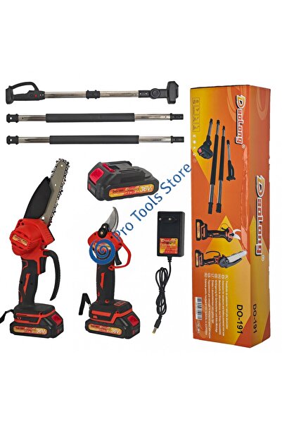 pro tools store romania Promo Pack: Pruning Shears + Mini Chainsaw + 3-step Telescopic Pole, 2.5 m
