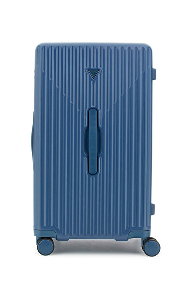 Guess Mavi Çekçekli Sert Valiz TMOLPCP5303