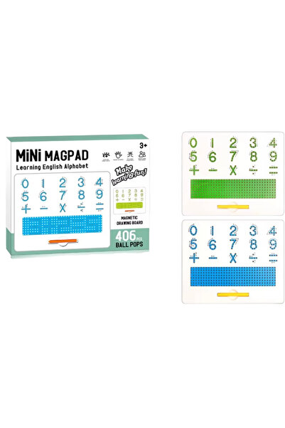 Krista Tablă magnetică educațională cu pix și 406 bile - învățarea numerelor ...