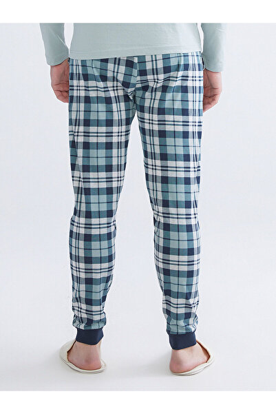 LC Waikiki Візія Новий сезон Стандартна форма Картатий чоловічий піжамний штани