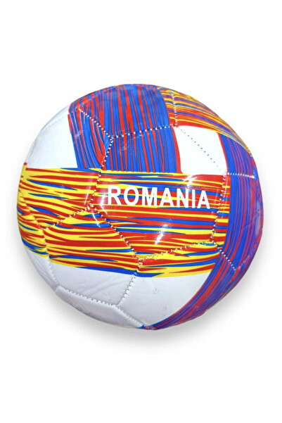 Krista Minge de fotbal, mărimea 5, material PVC, tricolor alb România
