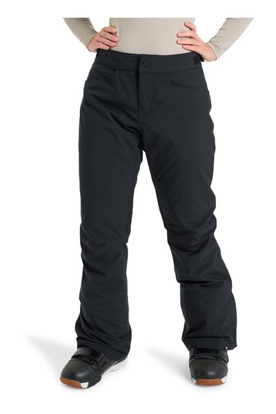 Quiksilver ERJTP03299-BACKYARD PT Siyah Normal Düz Kadın Kayak Pantolonu