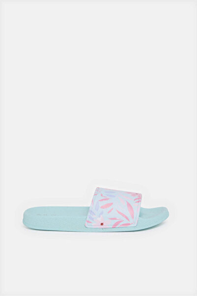 REDTAG Women Blue Floral Print Slppers