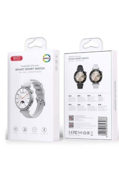 Xo GT 4 Mini - SmartWatch AMOLED, Wireless, IP68, Multiple Functions, Silver