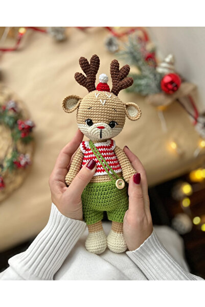 BABYBOUTİQUEHOUSE Amigurumi yılbaşı geyiği
