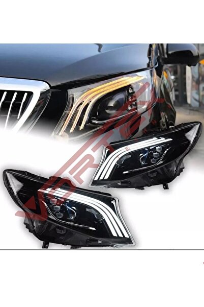 PARCAWORLD MERCEDES VİTO W447 2014- ÖN FAR TAKIMI MAYBACH (118119) V CLASS 2014