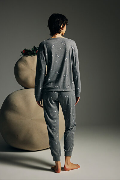 Hays Kadın Pamuklu Uzun Kollu Pijama Takımı