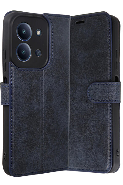 NewFace حافظة درنديس شاومي ريدمي 15C 4G تريند إس بلس (91043) - أزرق داكن