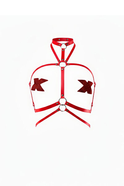 Angels Passion Κόκκινο δερμάτινο αφή - χωρίς ραφές σχέδια