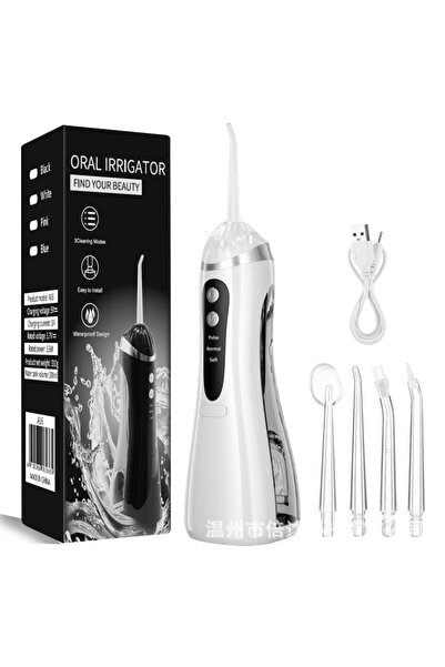 X SPRING Portable Cordless Water Flosser for Teeth Cleaning,3 Cleaning Modes And 4 Jet Tips