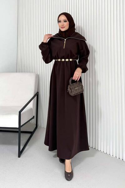 Melike Tatar Φόρεμα κατάδυσης με ζώνη 68-6215-1