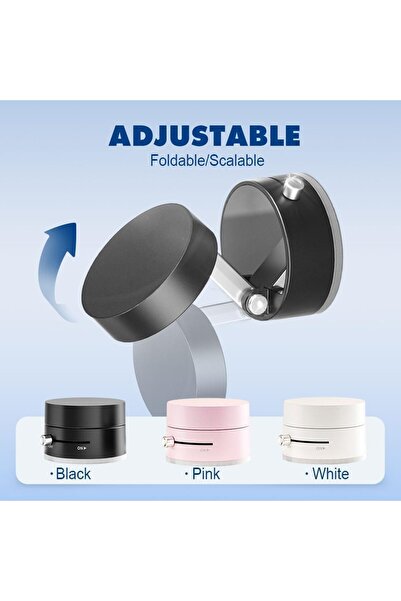 Generic Vacuum Magnetic Phone Holder (Foldable, Portable) - Black