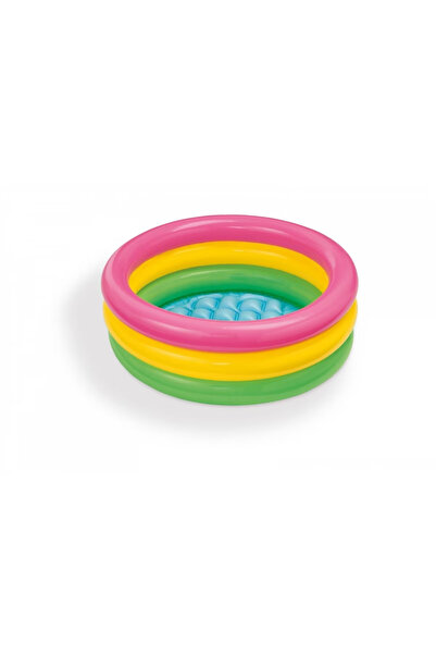 LUDIRO Inflatable pool, with 3 rings, 61 x 22 cm