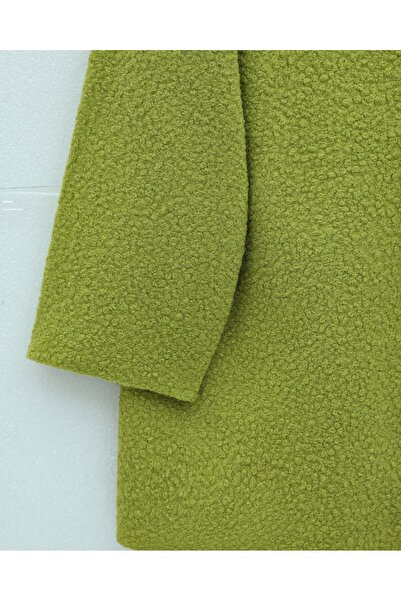 Modamorfo Side Tie Boucle Kimono - Oil Green