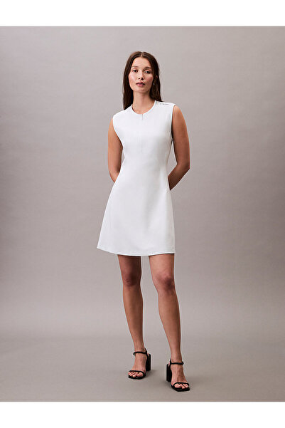 Calvin Klein Kadın Gri Elbise