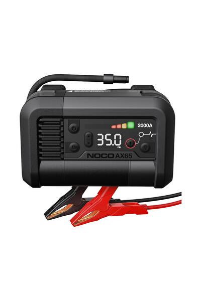 NOCO AX65 12V Lityum 2000Amp Akıllı Akü Takviye + Pompa + Powerbank + Led Lamba