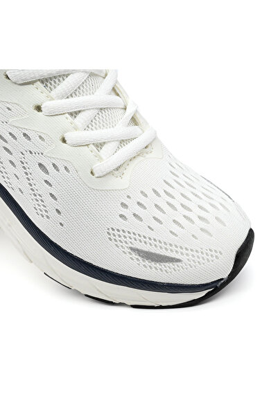 Tmall Women's sports shoes, 0144, lightweight, made of textile material, White with blue