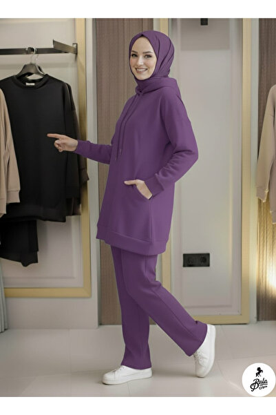 Bala Giyim Kadın Kapüşonlu Alt Üst Takım