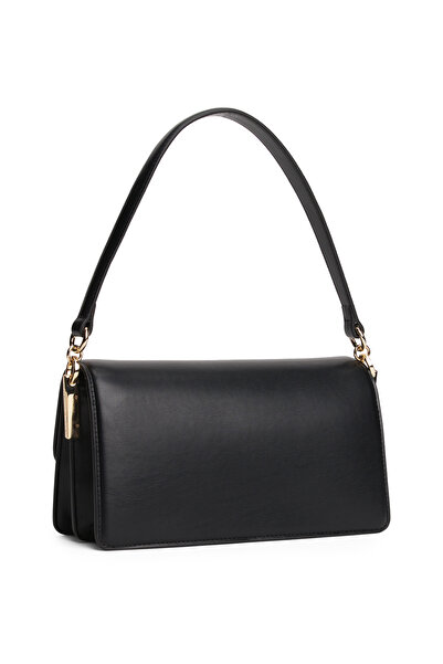 Tommy Hilfiger Women Black Polyurethane Heritage Convertible Crossbody Bag