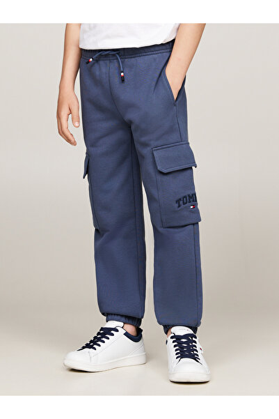 Tommy Hilfiger Boys Aegean Sea Varsity Embr Cargo Sweatpants