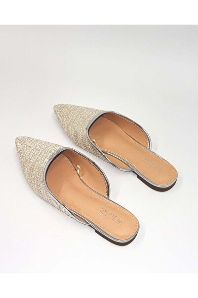 REDTAG Women Beige Weaved Mule