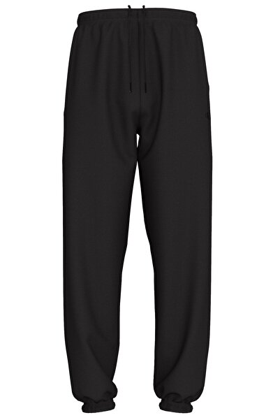 Calvin Klein Erkek Rahat Kalıp Beli ve Paçası Lastikli %100 Pamuklu Siyah Eşofman Altı LV04RD241G-UB1