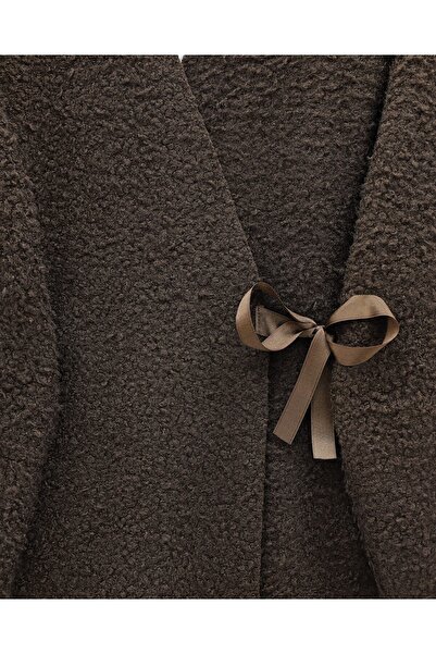 Modamorfo Κιμονό με πλαϊνό δέσιμο - Καφέ