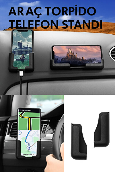 Arura Global Araç Torpido Telefon Standı – Güçlü Yapışkanlı, Çok Amaçlı