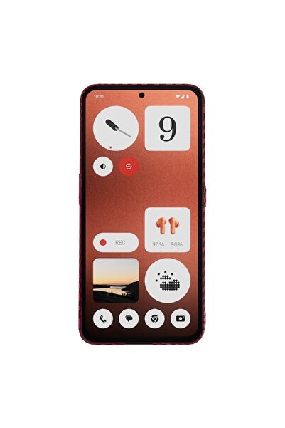 Techsuit Case compatible with Nothing CMF Phone 1, L44, Polycarbonate, Red