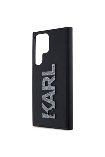 KARL Case for Samsung Galaxy S24 Ultra, F18, Polycarbonate, Rubber Glitter Logo