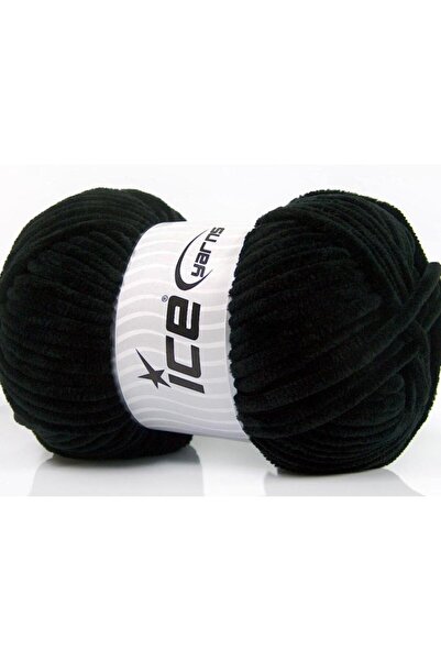 Ice yarns 4x100 جرام. شينيل بيبي مايكرو فايبر أسود شتوي، للأطفال، شينيل، صوف ...
