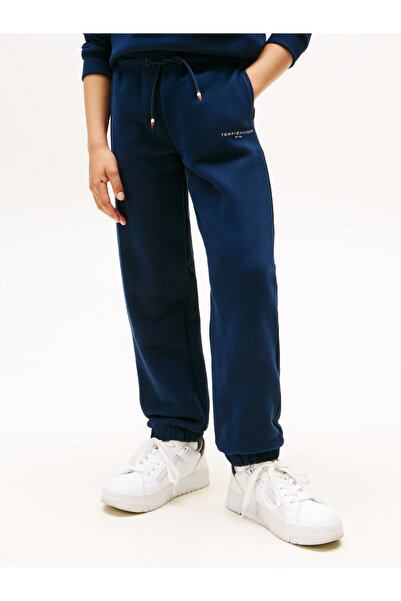Tommy Hilfiger Kids Dark Night Navy U Mini Corp Logo Sweatpants
